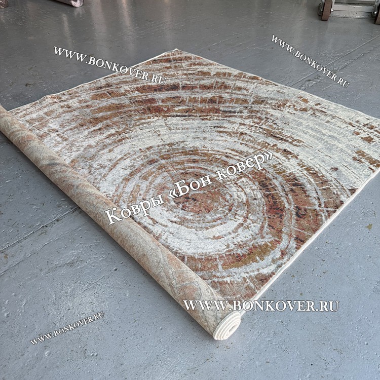 Ковер из вискозы дизайн 26 Оранжевый